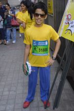 Darsheel Safary at Standard Chartered Mumbai Marathon in Mumbai on 14th Jan 2012 (13).JPG